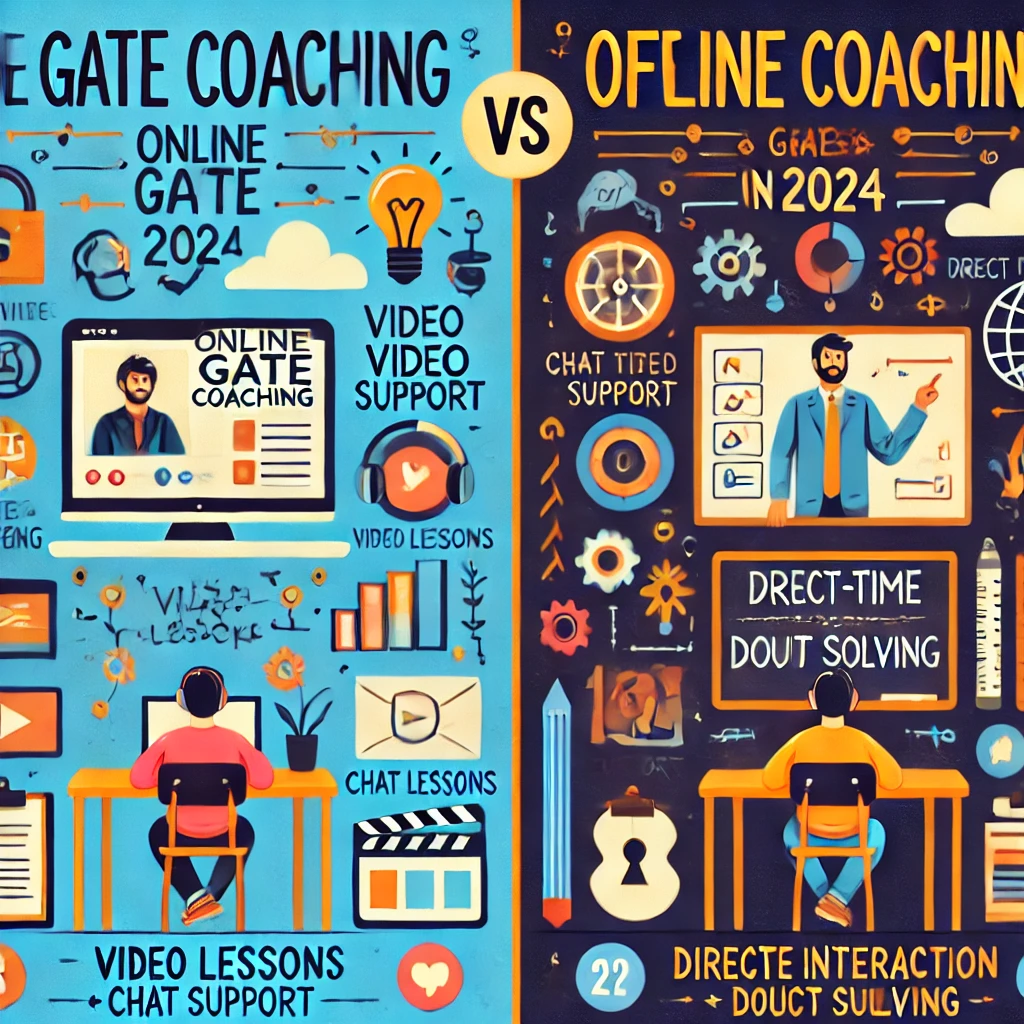 GATE Online Coaching vs Offline Coaching: Which is More Effective in 2024?