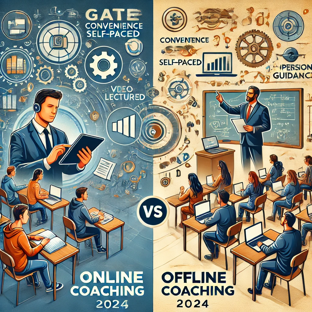 GATE Online Coaching vs Offline Coaching: Which is More Effective in 2024?