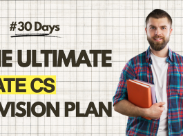 The Ultimate GATE CS Revision Plan
