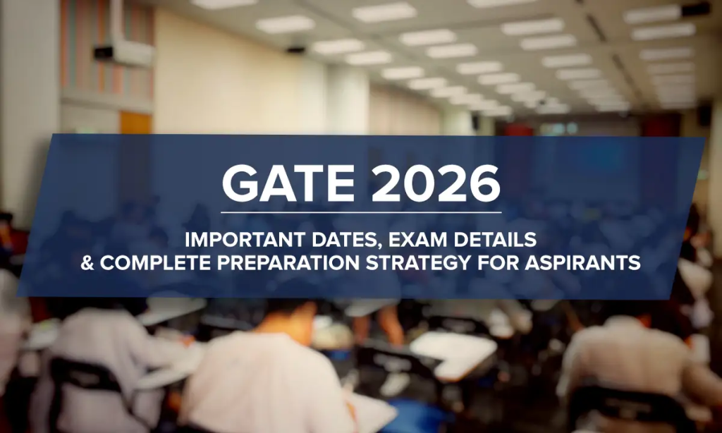 GATE 2026 Exam Dates & Schedule