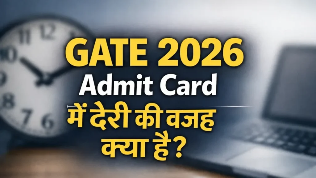 GATE 2026 Admit Card Postponed
