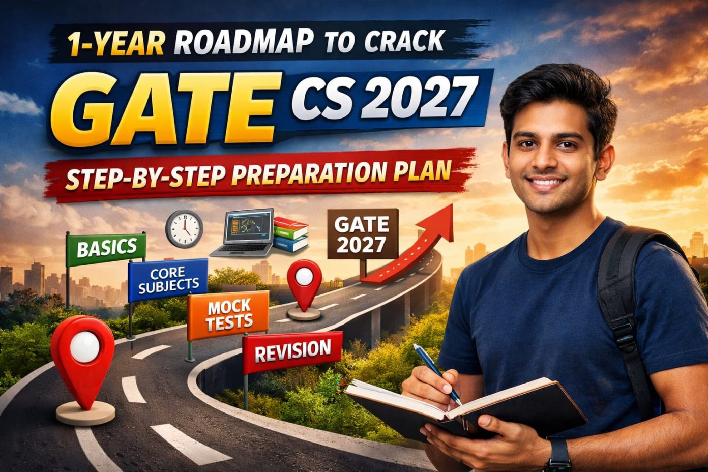1-Year Roadmap for GATE CS 2027 – Gate At Zeal Indore Guide