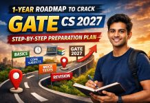 1-Year Roadmap to Crack GATE CS 2027: Step-by-Step Preparation Plan 1-year roadmap for GATE CS 2027