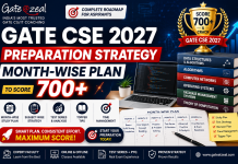 GATE CSE 2027 Preparation Strategy | Month-Wise Plan to Score 700+ GATE CSE 2027 Preparation Strategy