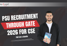 PSU Recruitment Through GATE 2026 for CSE — Full List & Cutoffs PSU Recruitment Through GATE 2026 for CSE