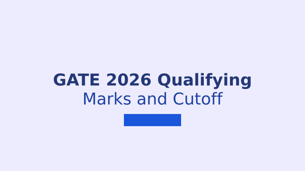 GATE CSE Cutoff 2026