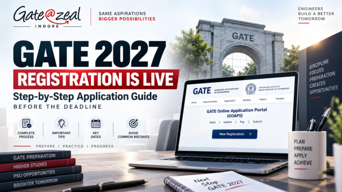 GATE 2027 Registration Is Live: Step-by-Step Application Guide Before the Deadline