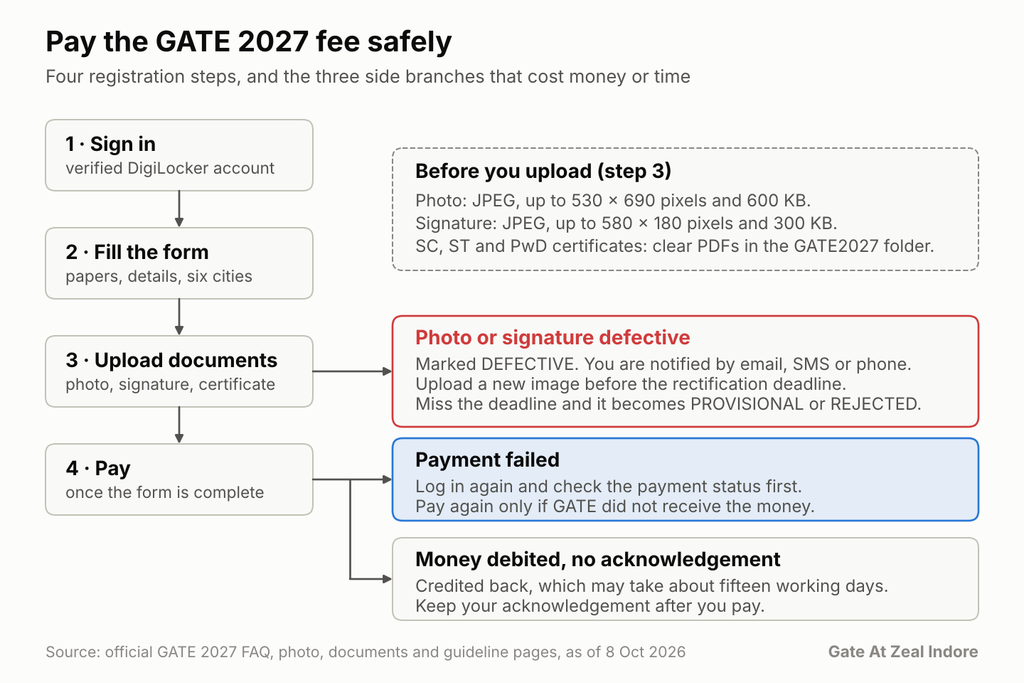 GATE 2027 Registration Fees